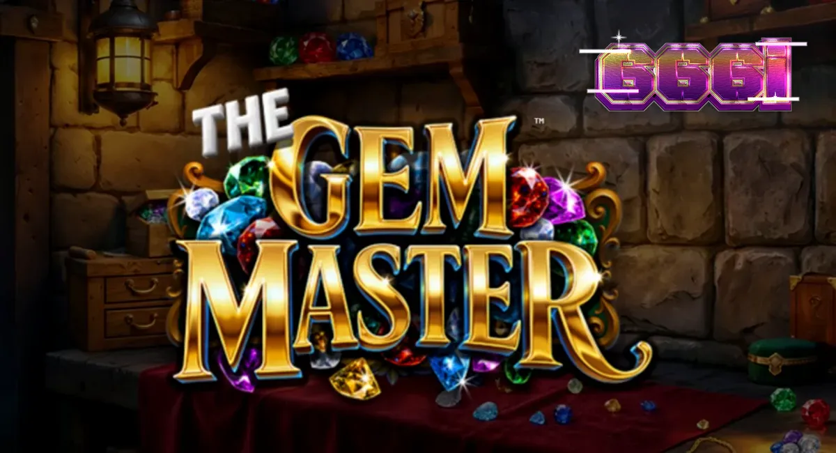 Tampilan visual bengkel perhiasan dalam slot The Gem Master